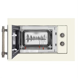 Встраиваемая микроволновая печь MAUNFELD JBMO.20.5ERIB, 1080 Вт, 20 л, 4 режима, бежевая - фото 51392009