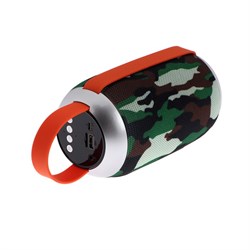 Портативная колонка Luazon LAB-54, 10 Вт, 1200 мАч, microSD, AUX, USB, хаки - фото 51392150