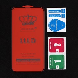 Защитное стекло 2.5D TFN для iPhone 13 Pro Max, полный клей, чёрное - фото 51392183