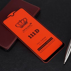 Защитное стекло 2.5D TFN для Samsung M22, полный клей, чёрная рамка - фото 51392190