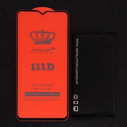 Защитное стекло 2.5D TFN для Xiaomi Redmi 9T, полный клей, чёрная рамка - фото 51392199