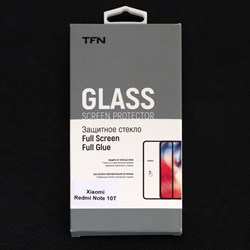 Защитное стекло 2.5D TFN для Xiaomi Redmi Note 10T, полный клей, чёрная рамка - фото 51392204