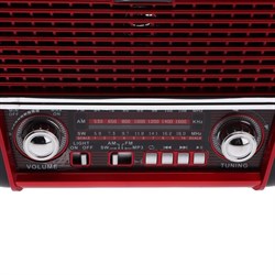 Радиоприемник Ritmix RPR-050 RED, функция MP3-плеера, фонарь, красный - фото 51392824
