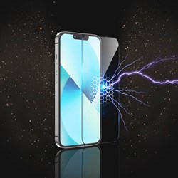 Защитное стекло Hoco A27, для iPhone 13 Pro Max, анти отпечатки, анти царапины, чёрное - фото 51393027
