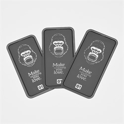 Защитное стекло Hoco G1, для iPhone 13 mini, ПЭТ слой, анти отпечатки, чёрное - фото 51393078