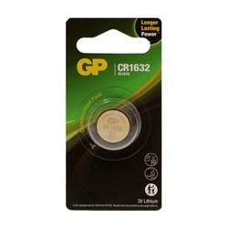 Батарейка литиевая GP, CR1632-1BL, 3В, блистер, 1 шт. - фото 51394009
