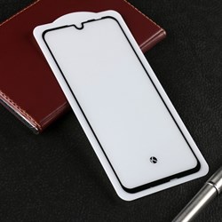 Защитное стекло Krutoff для ITEL A48, полный клей, чёрное - фото 51394159