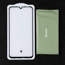 Защитное стекло Krutoff для ITEL A48, полный клей, чёрное - фото 51394160