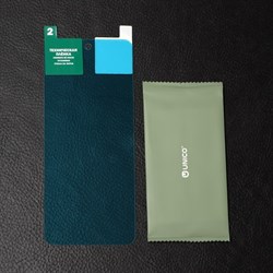 Защитное стекло Krutoff, для Tecno Pova Neo 2, гибридное, гибкое, полный клей - фото 51394992