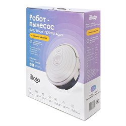 Робот-пылесос iBoto Capacity C820WU, 28 Вт, сухая/влажная, 0.45/0.3 л, белый - фото 51395120