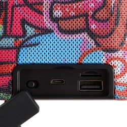 Портативная колонка Perfeo BANG PF_D0044, 5 Вт, 1200 мАч, microSD, USB, AUX, FM, хип хоп - фото 51395233