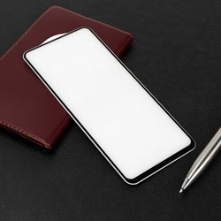 Защитное стекло Krutoff для Xiaomi Redmi Note 9 Pro/Mi 10T Lite 5G/Poco X3/X3 NFC, черное - фото 51395347