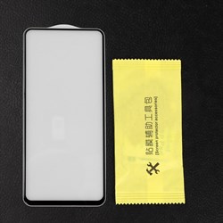 Защитное стекло Krutoff для Xiaomi Redmi Note 9 Pro/Mi 10T Lite 5G/Poco X3/X3 NFC, черное - фото 51395348