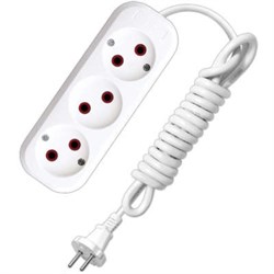 Удлинитель UNIVersal 639М-07, 3х7м, 10А, IP20, ПВС 2х1 - фото 51395629