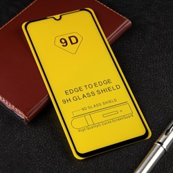 Защитное стекло mObility, для Honor 10i, полный клей, черное - фото 51396151