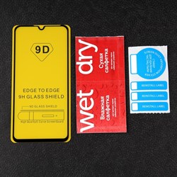 Защитное стекло mObility, для Honor 10i, полный клей, черное - фото 51396152