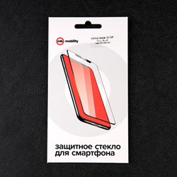 Защитное стекло mObility, для Infinix Note 12 VIP, полный клей, черное - фото 51396237
