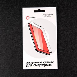 Защитное стекло mObility, для iPhone 14 Plus, полный клей, чёрное - фото 51396258
