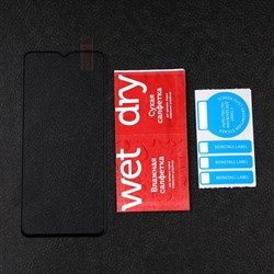 Защитное стекло mObility, для Itel Vision 3, полный клей, чёрное - фото 51396289