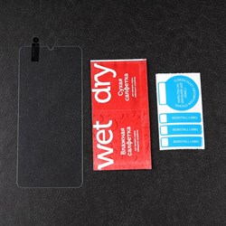 Защитное стекло mObility, для Realme C21, полный клей - фото 51396357