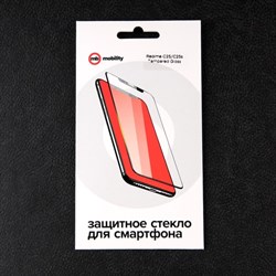 Защитное стекло mObility, для Realme C25/C25s, полный клей - фото 51396370