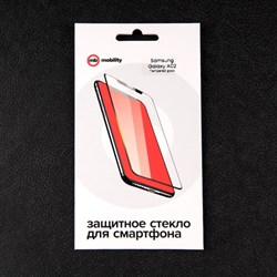 Защитное стекло mObility, для Samsung Galaxy A02, полный клей - фото 51396406