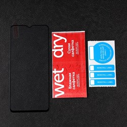 Защитное стекло mObility, для Tecno Spark 8c, полный клей, черное - фото 51396580