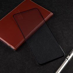 Защитное стекло mObility, для Xiaomi Poco X4 Pro 5G, полный клей, черное - фото 51396673