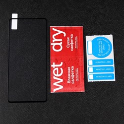 Защитное стекло mObility, для Xiaomi Redmi Note 10T/Poco M3 Pro, полный клей, черное - фото 51396731