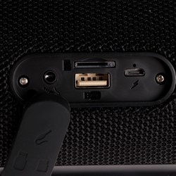 Портативная колонка Maxvi PS-03, 5 вт, 1500 мАч, FM, microSD, USB, AUX, черная - фото 51396760