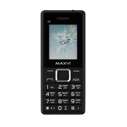 Сотовый телефон Maxvi C9i, 1.77", microSD, 2 sim, FM, фонарик, 800 мАч, черный - фото 51396879