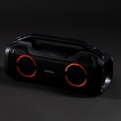 Портативная колонка Smartbuy WARLORD, 80 Вт, 3600мАч, BT, microSD, USB, AUX, RGB, черная - фото 51397692