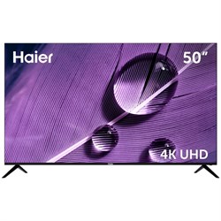 Телевизор Haier SMART TV S1, 50", 3840×2160, DVB-T/T2/C/S2, HDMI×3, USB×2, Smart TV, чёрный - фото 51397739