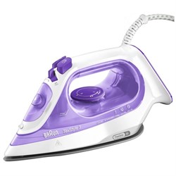 Утюг Braun SI3042VI, 2350 Вт, керамическая подошва, 45 г/мин, 270 мл, фиолетовый - фото 51398399