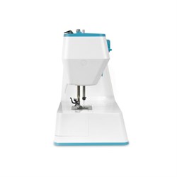 Швейная машина Aurora Style 5, 70 Вт, 19 операций, полуавтомат, бело-голубая - фото 51398747