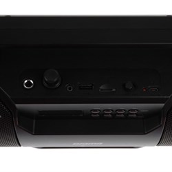 Портативная колонка Digma D-PS1525, 28Вт, BT,microSD,USB,AUX,FM, 2000мАч, подсветка, черная - фото 51398896