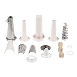 Мясорубка "Аксион" М 25.04, 1500 Вт, соковыжималка, насадки для колбас, белая - фото 51401338