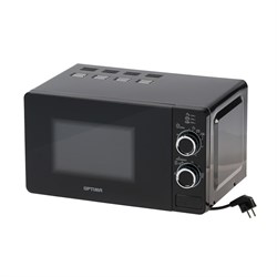 Микроволновая печь OPTIMA MO-2110B, 700 Вт, 20 л, черная - фото 51401680
