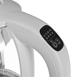 Чайник электрический Kitfort KT-640-3, стекло, 1.7 л, 2200 Вт, подсветка, серый - фото 51401769