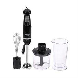 Блендер DELTA LUX DL-7041B, погружной, 800 Вт, 0.5/0.7 л, 1 скорость, черный - фото 51401880