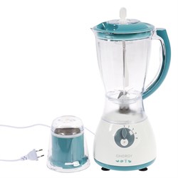 Блендер ENERGY EN-268, стационарный, 300 Вт, 1.5 л, 4 скорости, бело-зелёный - фото 51401946