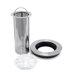 Чайник электрический Kitfort KT-622, стекло, 1.7 л, 2200 Вт, регулировка t°, серебристый - фото 51402176