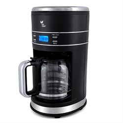 Кофеварка Kitfort KT-704-2, капельная, 1000 Вт, 1.5 л, чёрная - фото 51402368