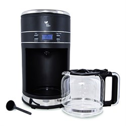 Кофеварка Kitfort KT-704-2, капельная, 1000 Вт, 1.5 л, чёрная - фото 51402369