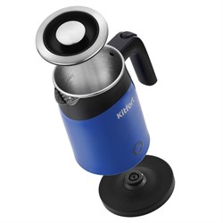 Чайник электрический Kitfort КТ-639-2, металл, 0.6 л, 1150 Вт, чёрно-синий - фото 51402552