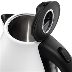 Чайник электрический Kitfort КТ-642-3, металл, 1.7 л, 2200 Вт, белый - фото 51402556