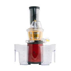 Соковыжималка Kitfort КТ-1102-2, шнековая, 150 Вт, 60-70 об/мин, бордовая - фото 51402570