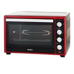 Мини-печь Tesler EOGC-5550 BLACK, 2000 Вт, 50 л, 6 программ, гриль, таймер, черная - фото 51403137