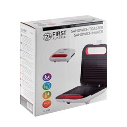 Сэндвичница FIRST FA-5338-5, 800 Вт, антипригарное покрытие, белый - фото 51403210