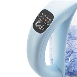 Чайник электрический Kitfort KT-640-1, стекло, 1.7 л, 2200 Вт, регулировка t°, голубой - фото 51403301